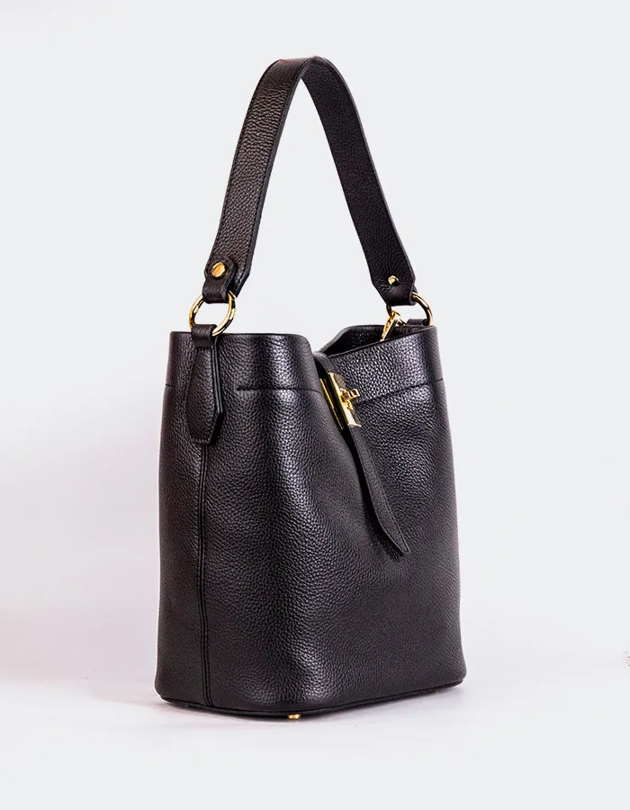 Claine Black Leather sold by L'Intervalle