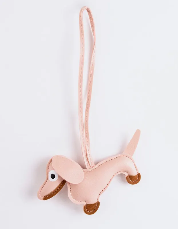 Dog Charm, Pink made by L'Intervalle