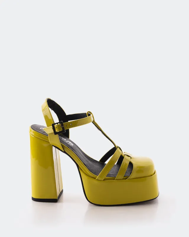 Lauranne Yellow Patent sold by L'Intervalle