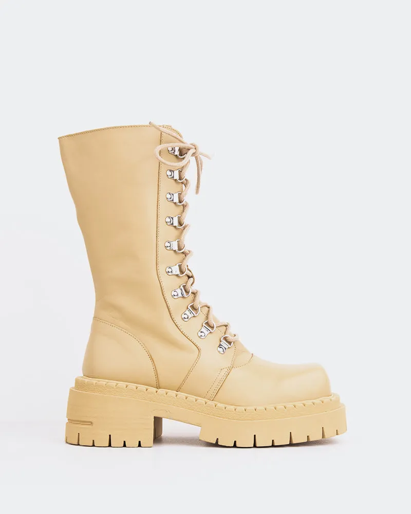 Zafiro Cream Leather sold by L'Intervalle