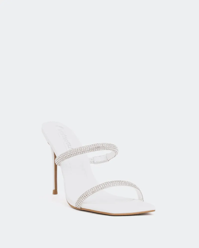 Tinsley, White Leather/Cuir Blanc sold by L'Intervalle product image thumbnail 2