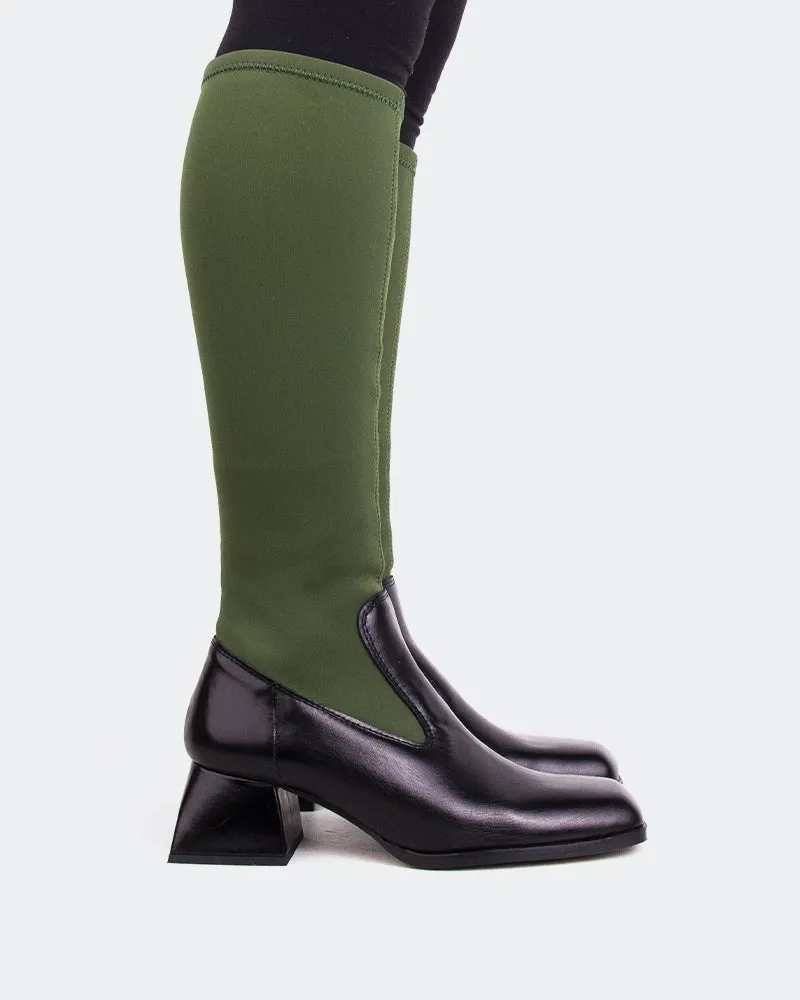 Bayeux Khaki Knit Stretch sold by L'Intervalle