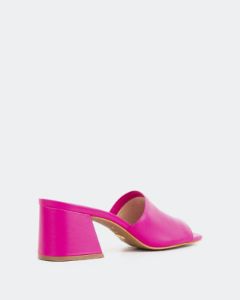 Clarabelle, Fucshia Leather/Cuir Fucshia sold by L'Intervalle