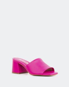 Clarabelle, Fucshia Leather/Cuir Fucshia sold by L'Intervalle