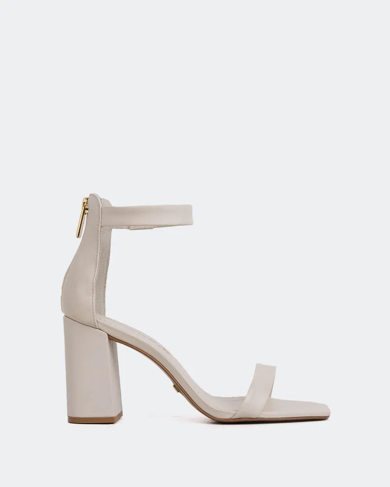 Clarita Off White Leather sold by L'Intervalle