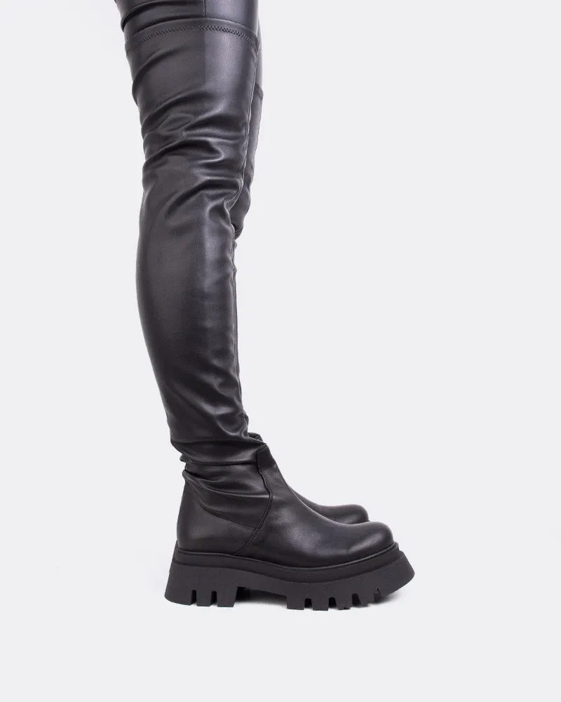 Flames Black Stretch sold by L'Intervalle