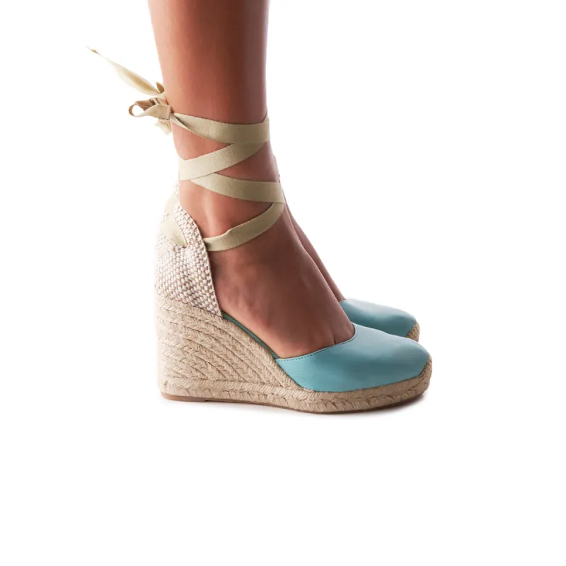 Elvira Blue Leather sold by L'Intervalle