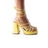 Promenade Yellow Leather sold by L'Intervalle