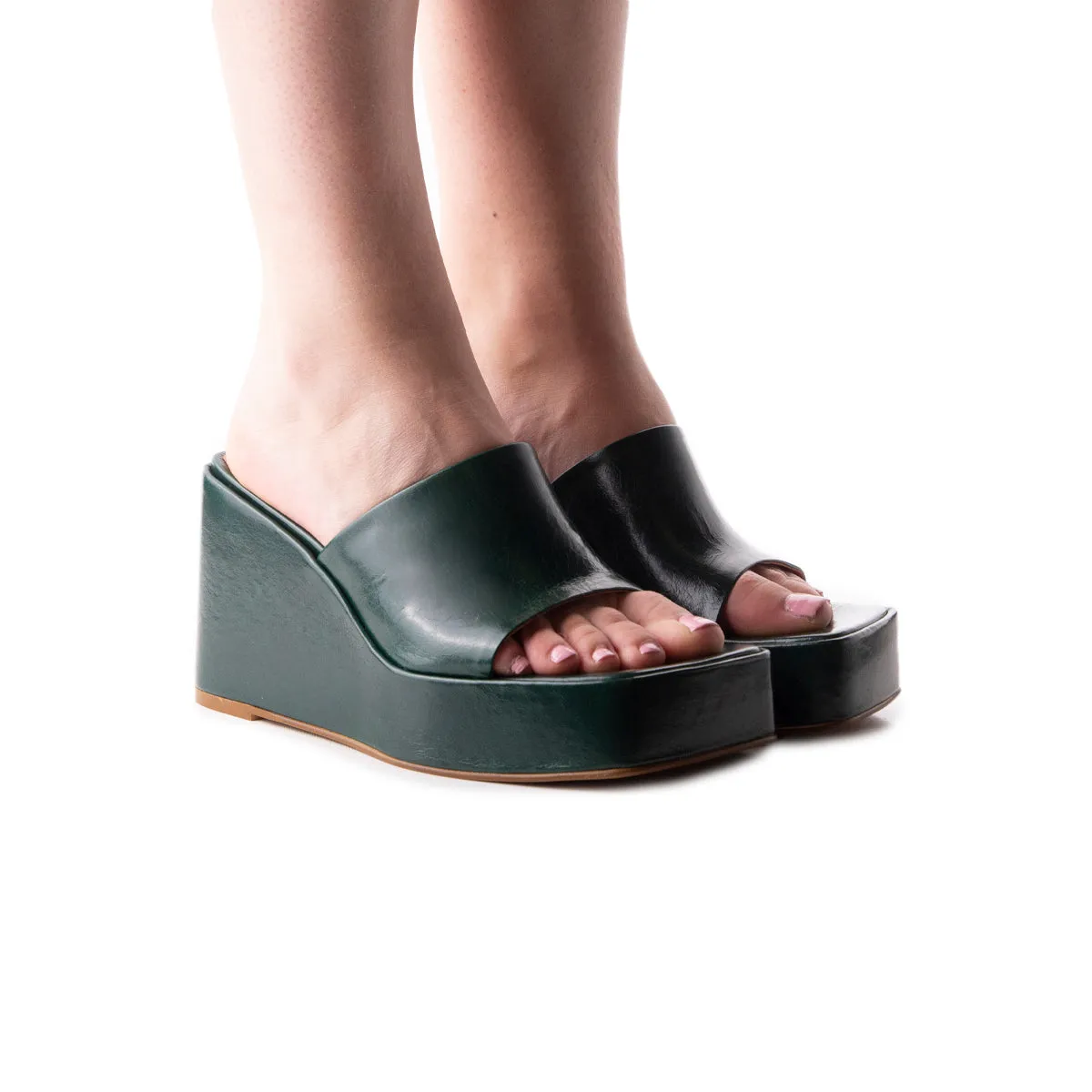 Matamoros Green Leather sold by L'Intervalle product image thumbnail 2