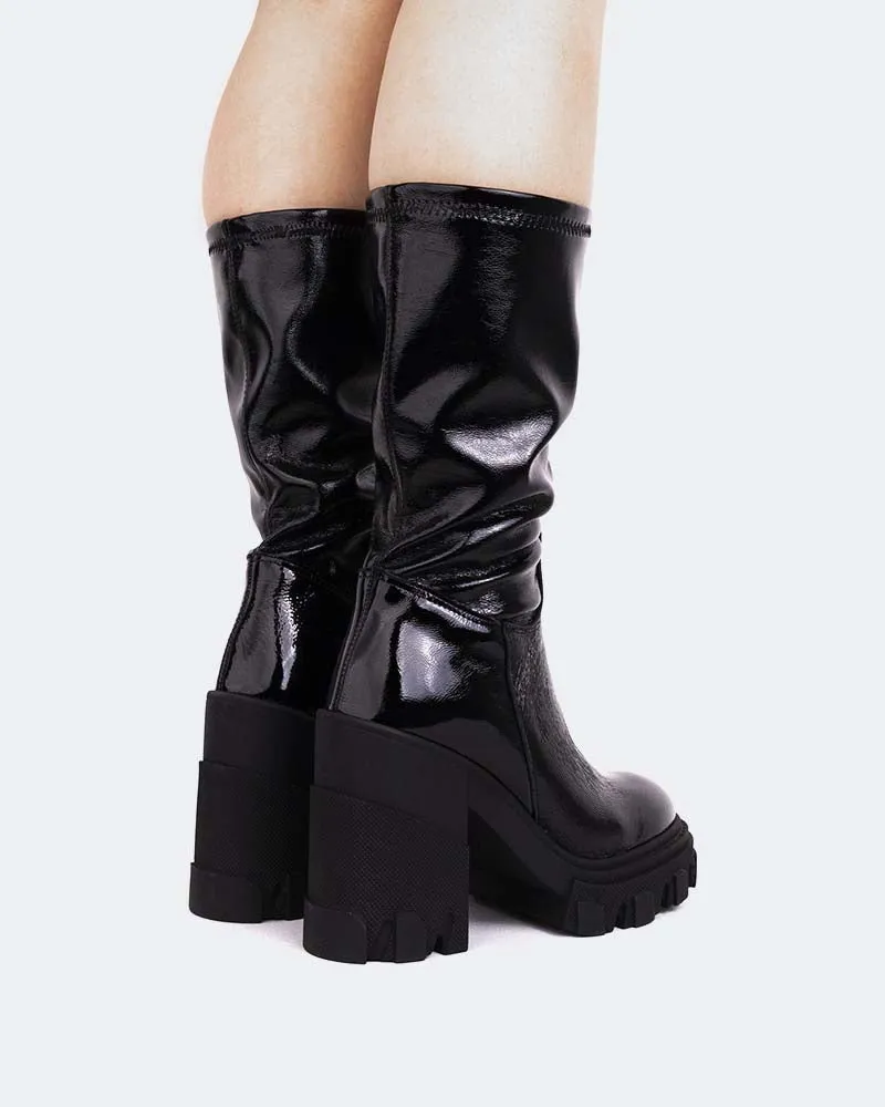 Enderby Black Naplack Stretch sold by L'Intervalle product image thumbnail 3