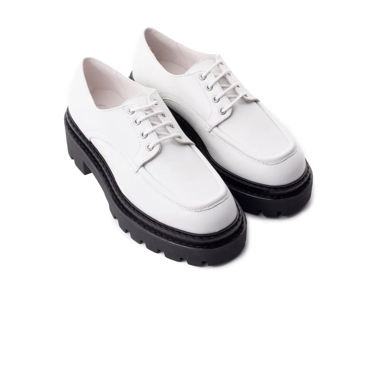 Huelva White Leather sold by L'Intervalle product image thumbnail 2