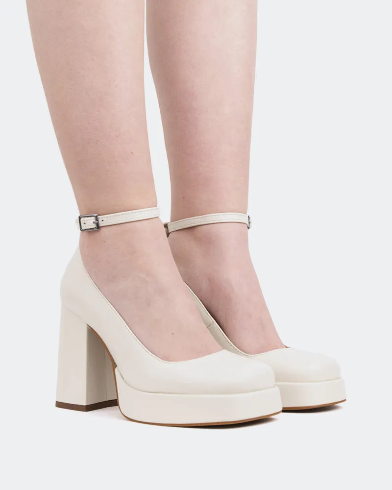 Mash, Ivory Leather/Cuir Ivoire sold by L'Intervalle product image thumbnail 2