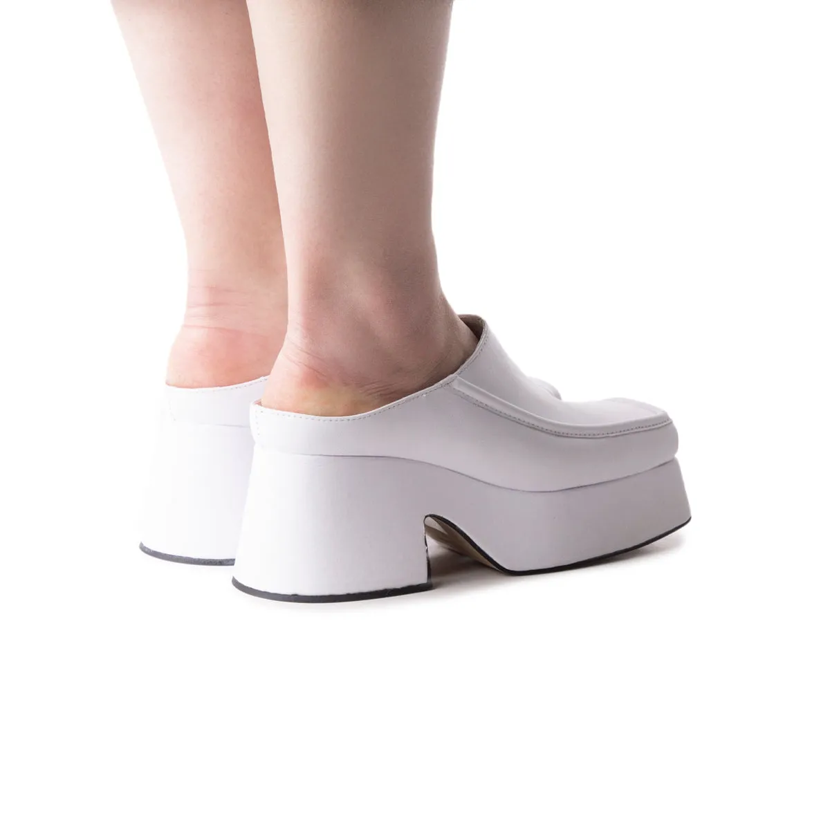 Grettel White Leather sold by L'Intervalle product image thumbnail 3