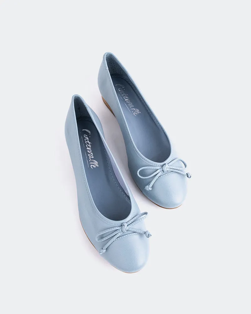 Alona Blue Leather sold by L'Intervalle
