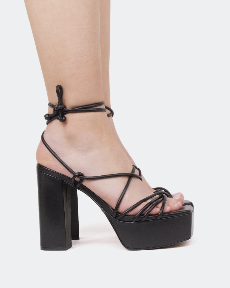 Antigua, Black Leather/Cuir Noir sold by L'Intervalle product image thumbnail 2