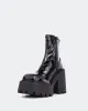 Tana Black Shiny Leather sold by L'Intervalle