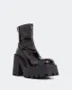 Tana Black Shiny Leather sold by L'Intervalle