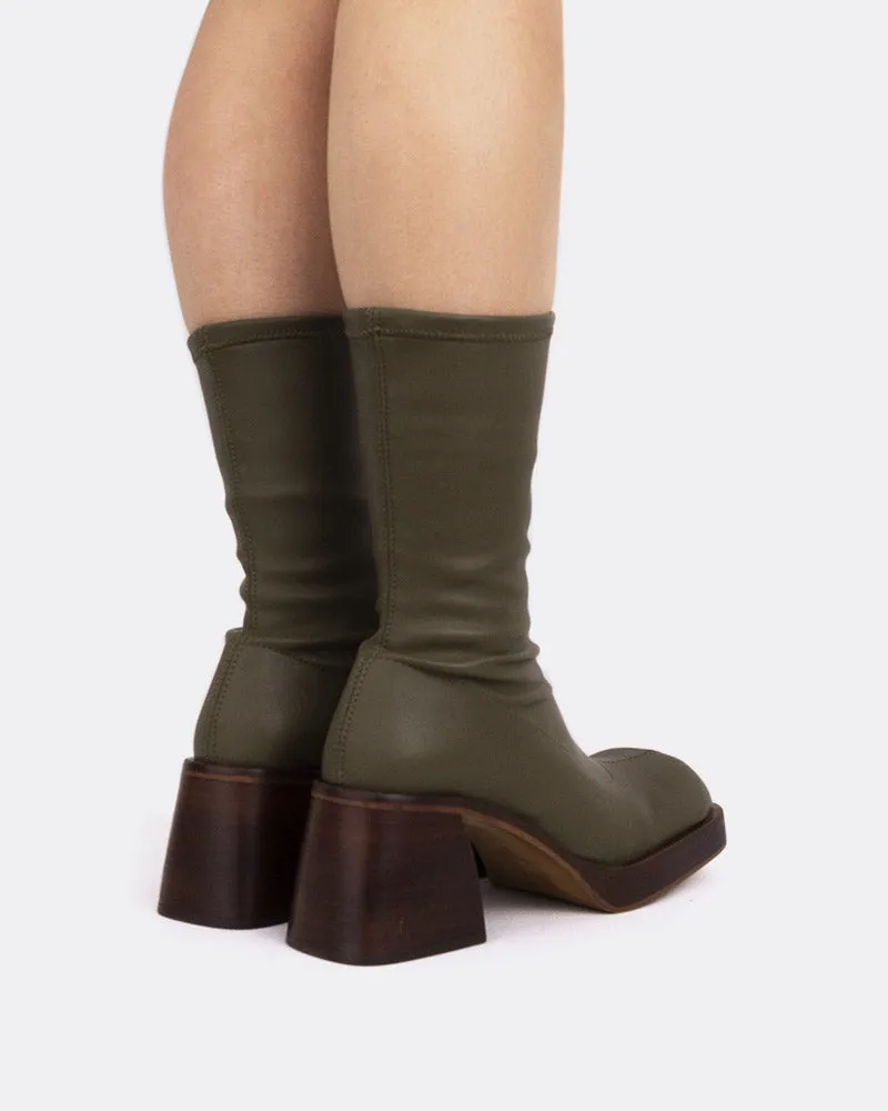 Bordon Khaki Stretch sold by L'Intervalle product image thumbnail 3