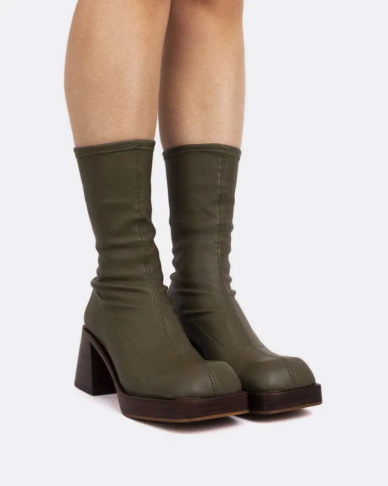 Bordon Khaki Stretch sold by L'Intervalle product image thumbnail 2