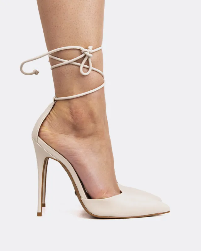 Tracy, Off White Leather/Cur Blanc Cassé sold by L'Intervalle