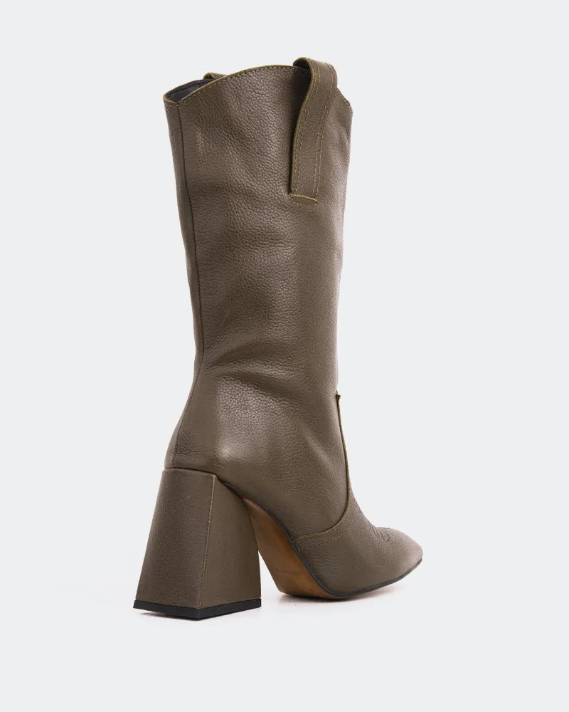 Clément Khaki Leather sold by L'Intervalle product image thumbnail 3