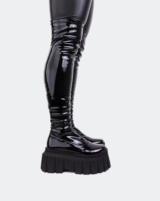 Letar Black Patent sold by L'Intervalle