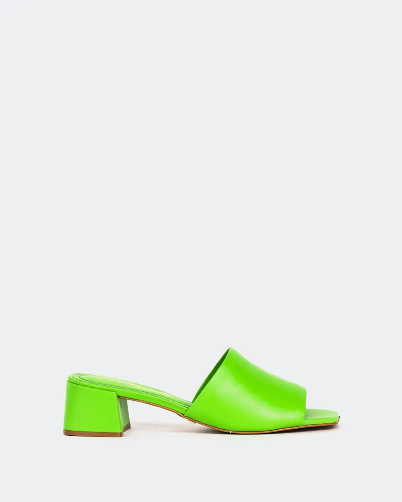 Fortunata Green Leather sold by L'Intervalle