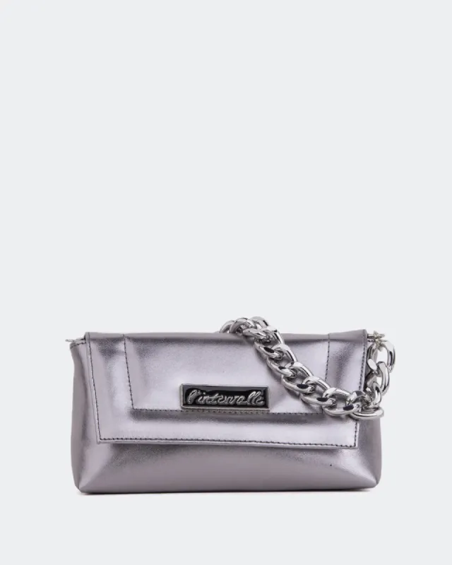 Albertine Silver Leather sold by L'Intervalle