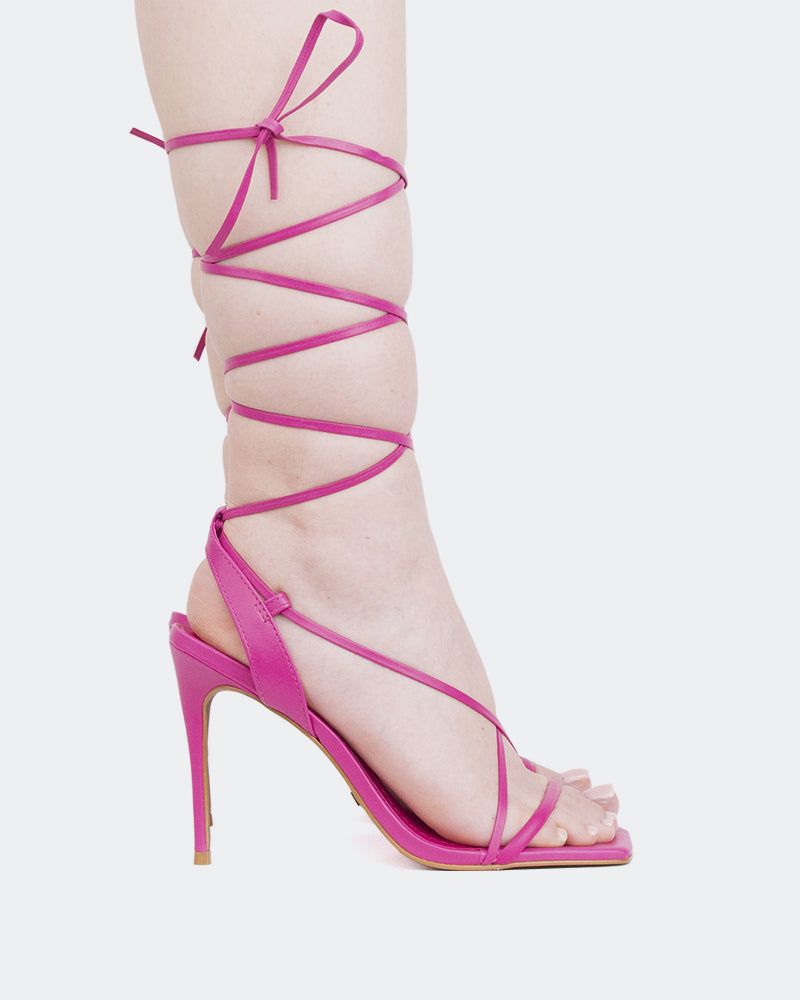 Boudoir Fucshia Leather sold by L'Intervalle