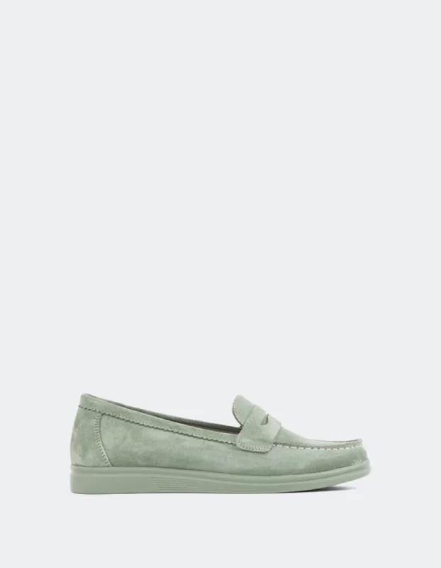 Sperry Green Suede sold by L'Intervalle