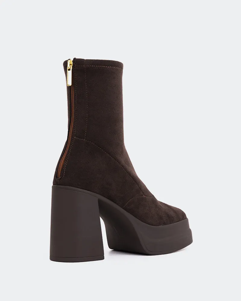 Voltera Brown Suede Stretch sold by L'Intervalle product image thumbnail 3