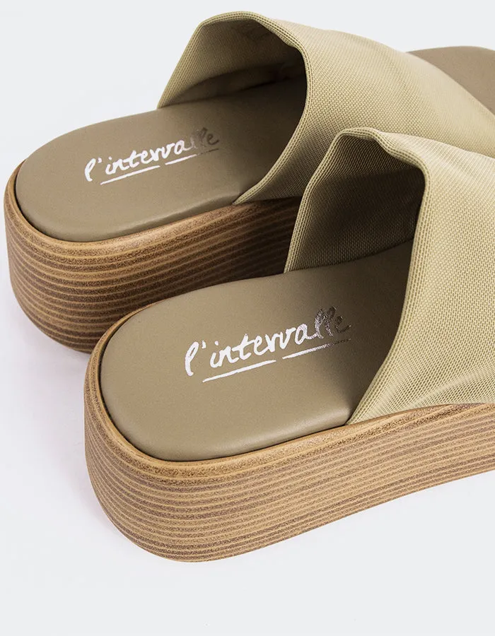 Dory Khaki Lycra sold by L'Intervalle product image thumbnail 4