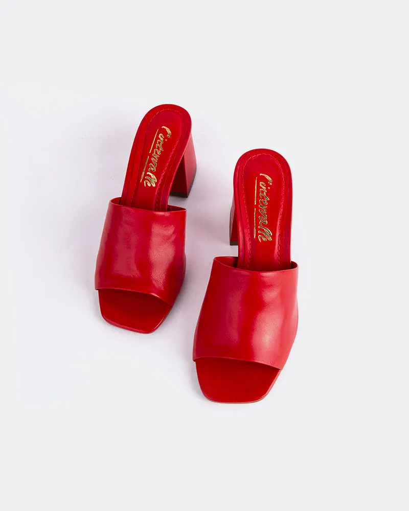 Clarabelle Red Leather sold by L'Intervalle product image thumbnail 3