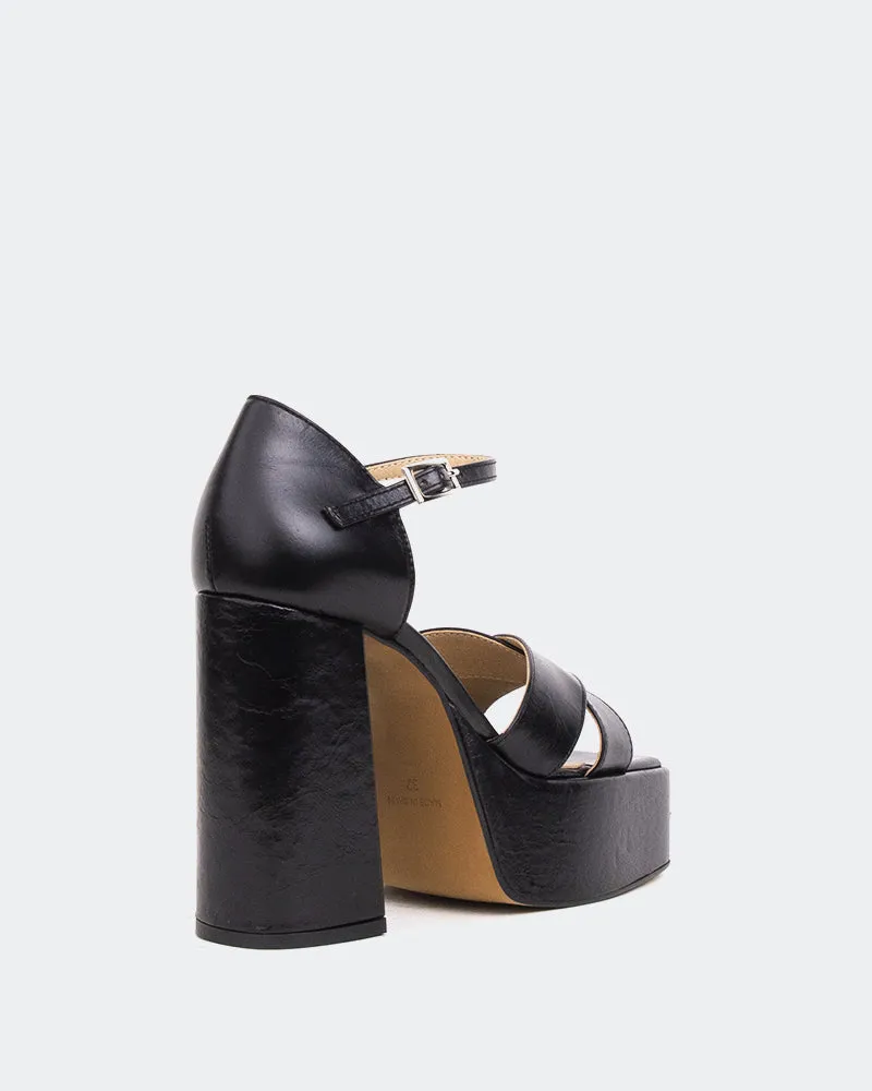 Damon Black Leather/Cuir Noir sold by L'Intervalle product image thumbnail 3