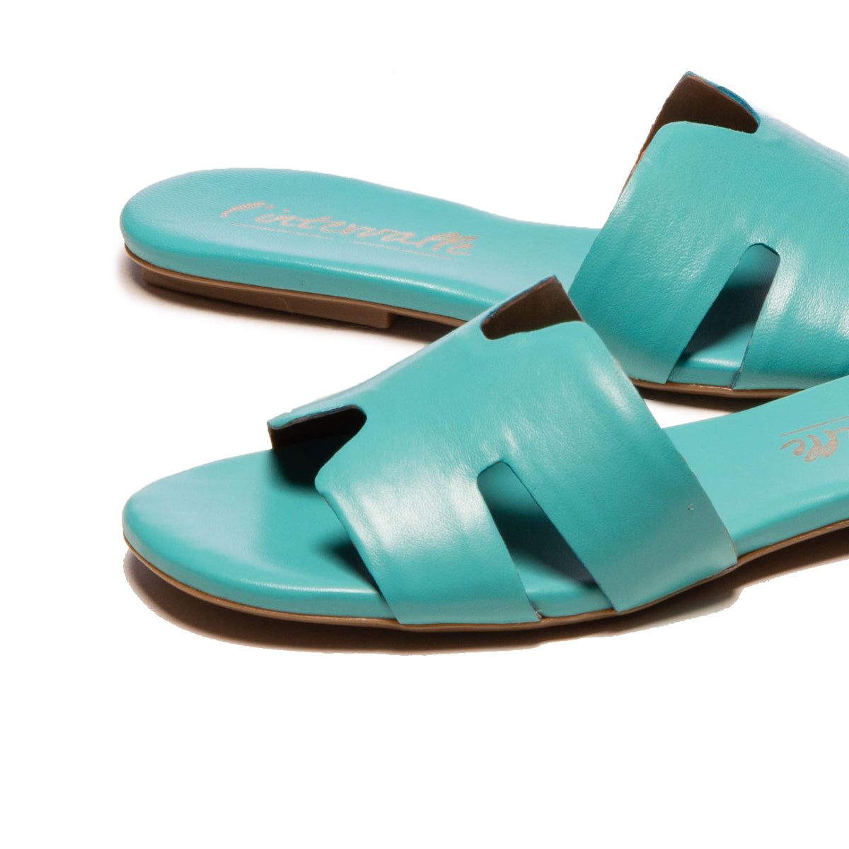 Kitty Turquoise Leather sold by L'Intervalle product image thumbnail 4