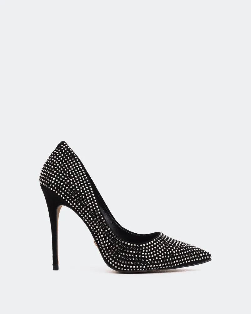 Trisha Black Suede sold by L'Intervalle