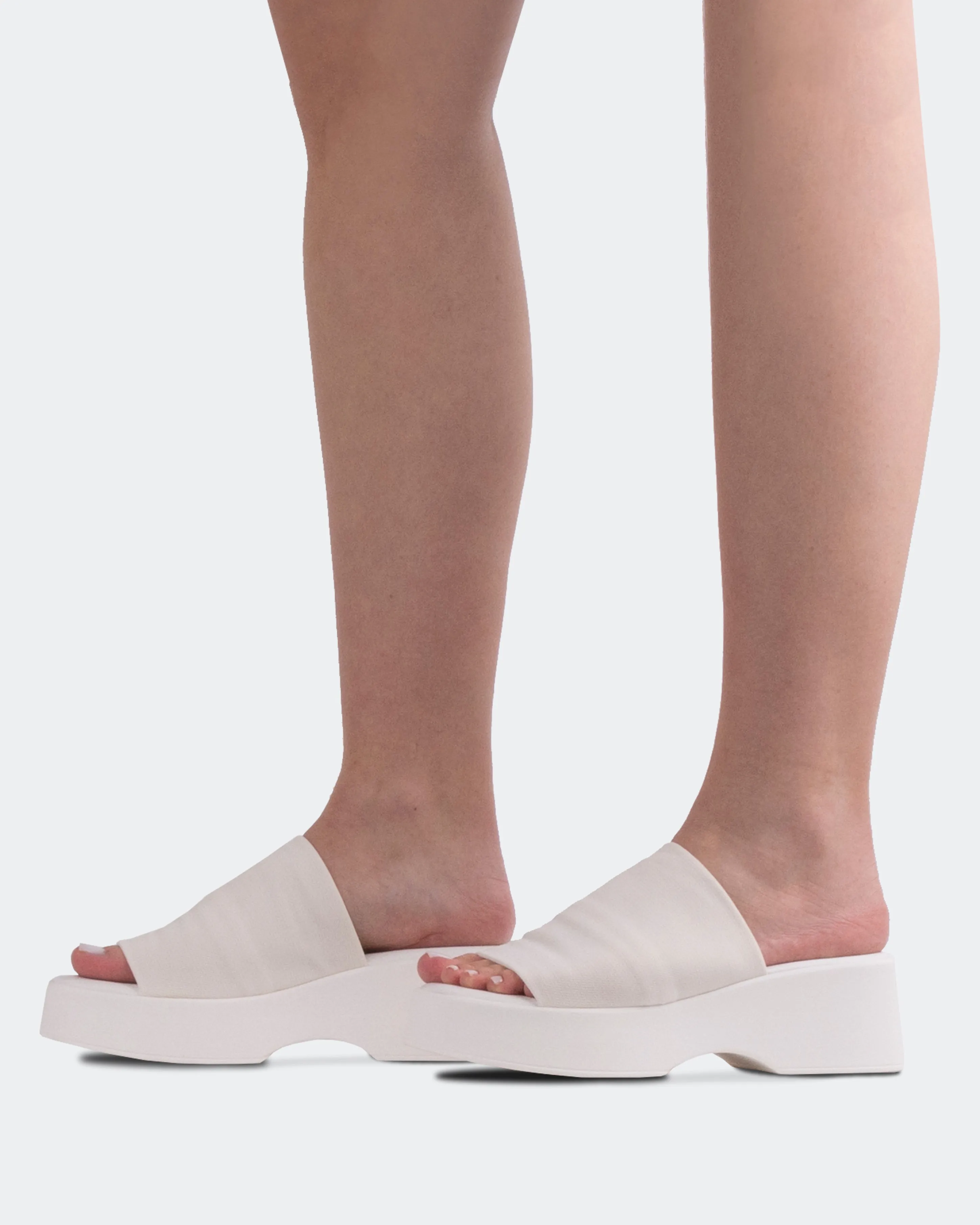 Sunrise White Lycra sold by L'Intervalle product image thumbnail 3