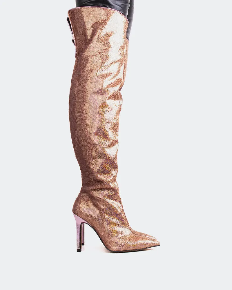 Blakely Pink Sequins sold by L'Intervalle