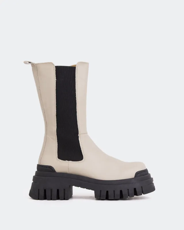 Edmonton Beige Leather sold by L'Intervalle