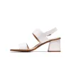 Minta White Leather sold by L'Intervalle