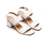 Minta White Leather sold by L'Intervalle
