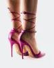Matina Fuchsia Leather sold by L'Intervalle