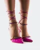Matina Fuchsia Leather sold by L'Intervalle