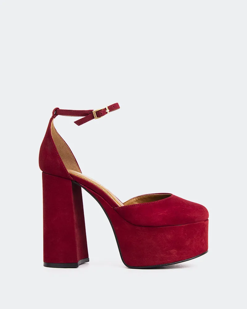 Chianti Burgundy Nubuck sold by L'Intervalle