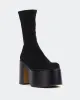 Remington Black Suede Stretch sold by L'Intervalle