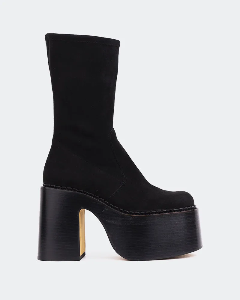 Remington Black Suede Stretch sold by L'Intervalle