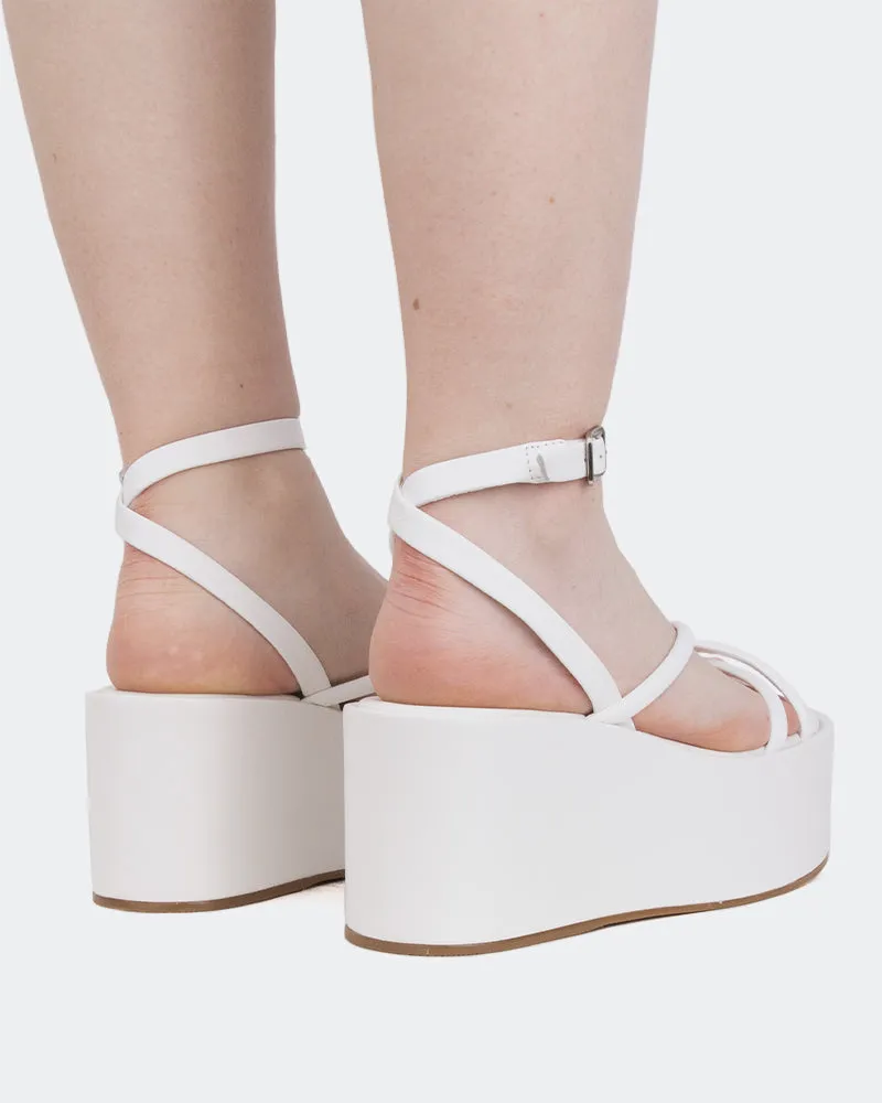 Dionira White Leather sold by L'Intervalle product image thumbnail 3