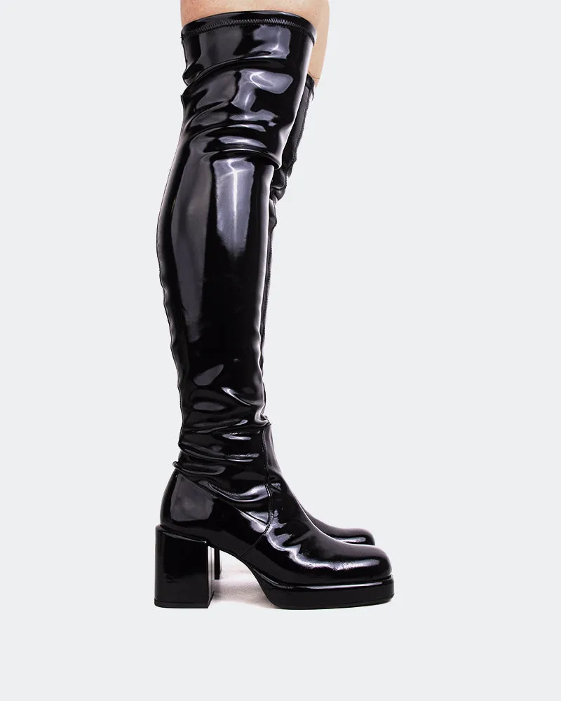 True Black Patent sold by L'Intervalle