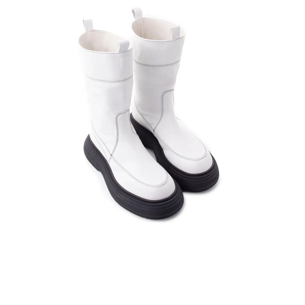 Tineo White Leather sold by L'Intervalle product image thumbnail 2