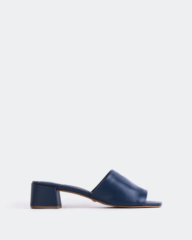 Fortunata Navy Leather sold by L'Intervalle